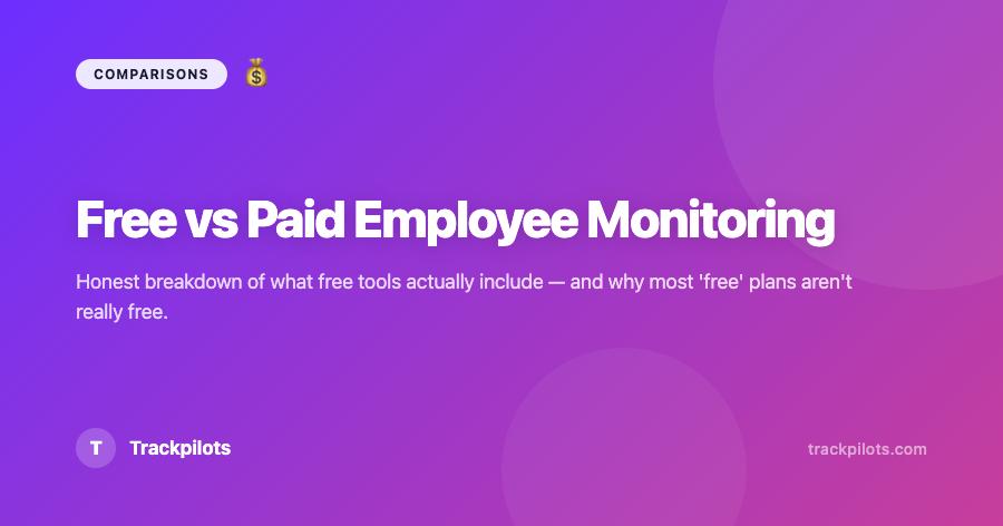 Free vs Paid Employee Monitoring Software: Which Is Right for You?